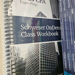 CFA level1 공식 교재 (새상품/택포)