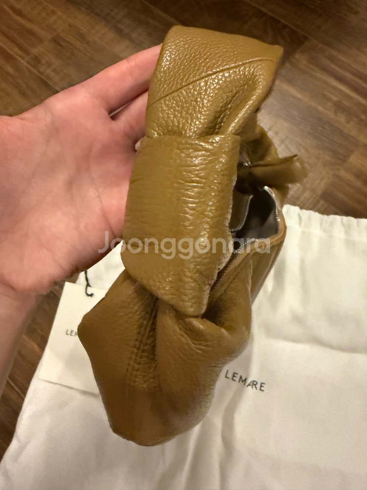 르메르 포춘백 미니 브론즈카키 백 가방--2