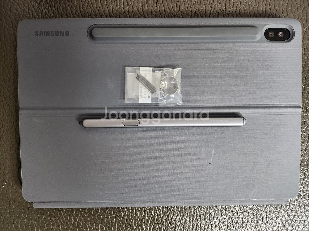 갤럭시탭 S6(OLED) LTE + 정품 키보드북커버--2