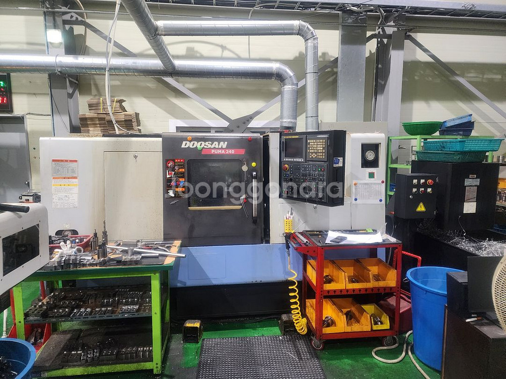 두산 8인치 CNC 선반--0