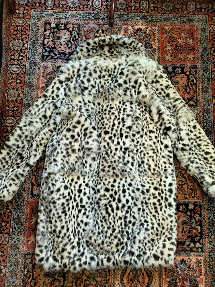 마쥬 레오파드 래빗 퍼 코트 도깨비 유인나님 착용--4