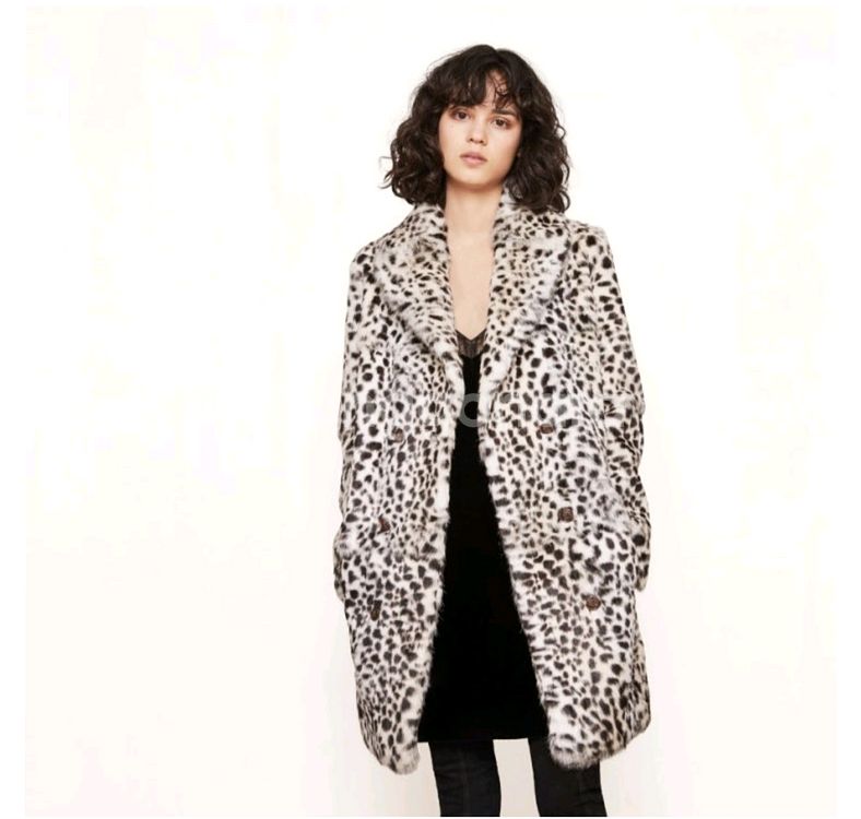 마쥬 레오파드 래빗 퍼 코트 도깨비 유인나님 착용--2