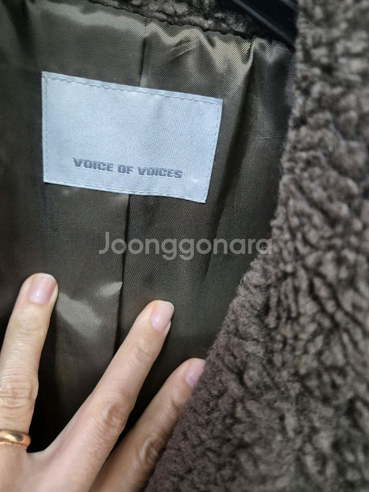 보브 루즈핏 퍼 더블 무스탕(프리)--4