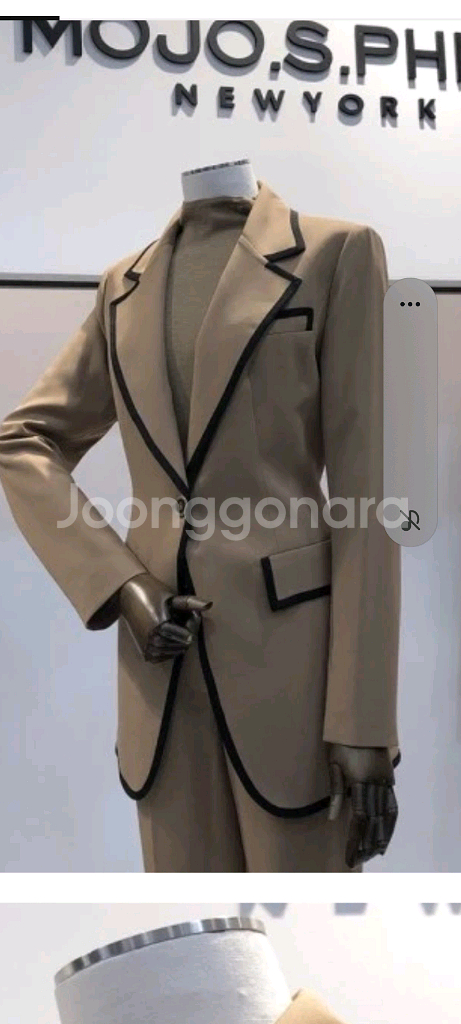 모조에프라인 배색블레이저자켓77--6