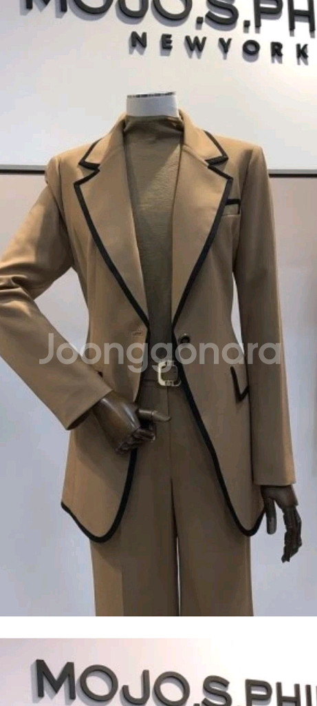 모조에프라인 배색블레이저자켓77--5