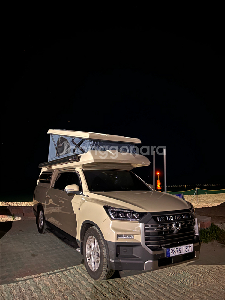 렉스턴 칸 세미 캠핑카--1