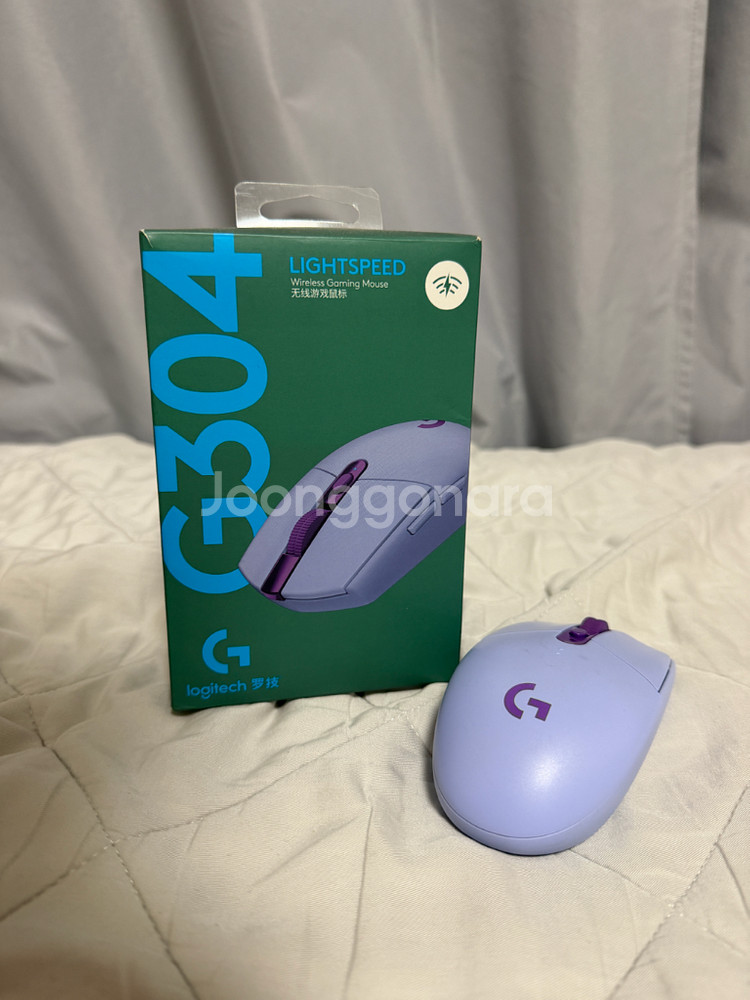 로지텍 G304 무선게이밍 마우스 (라일락)--0