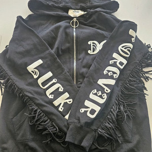 럭키슈에뜨 럭키슈에트 프린지 후드 집업