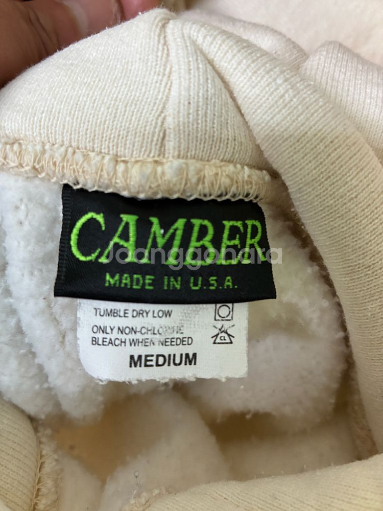 캠버 헤비웨이트 후드(내츄럴컬러)--4