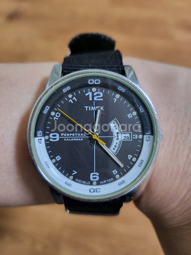 타이맥스 퍼페츄얼 캘린더 남성시계--1