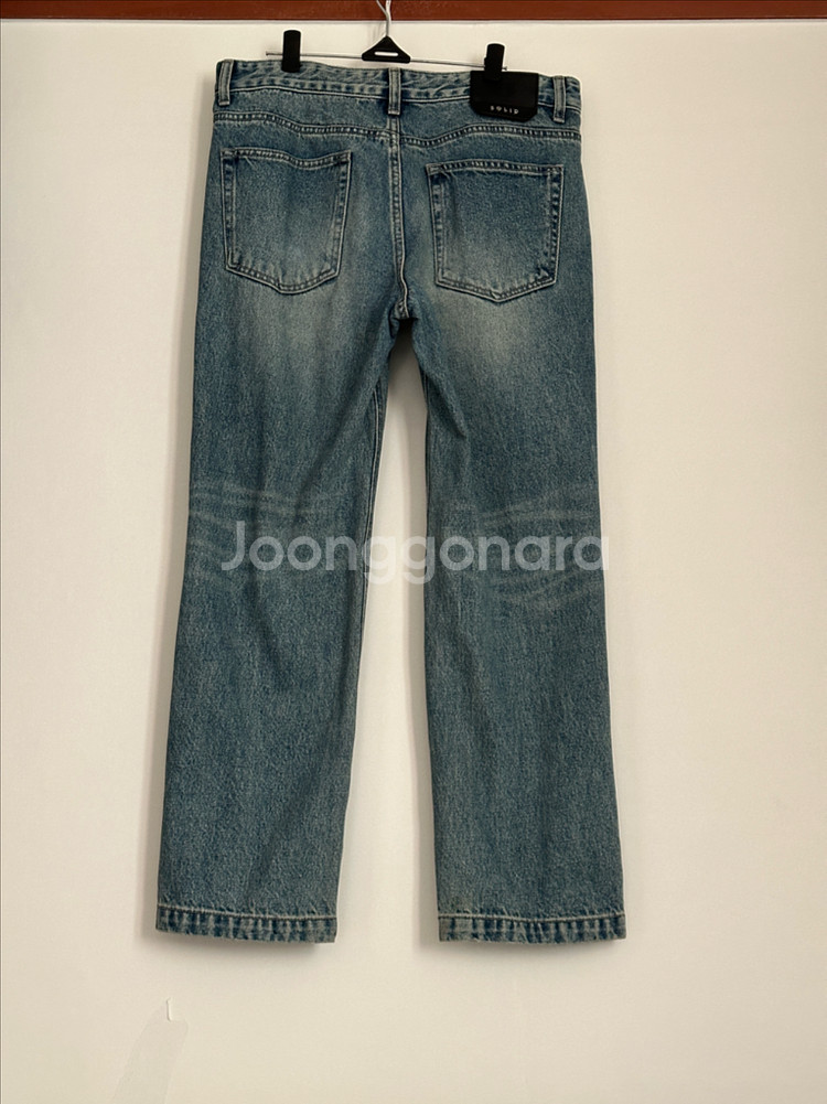 솔리드옴므 22s워싱데님 청바지 48--2