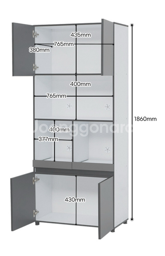 새상품 E0 친환경등급 주방수납장 전자렌지대--1