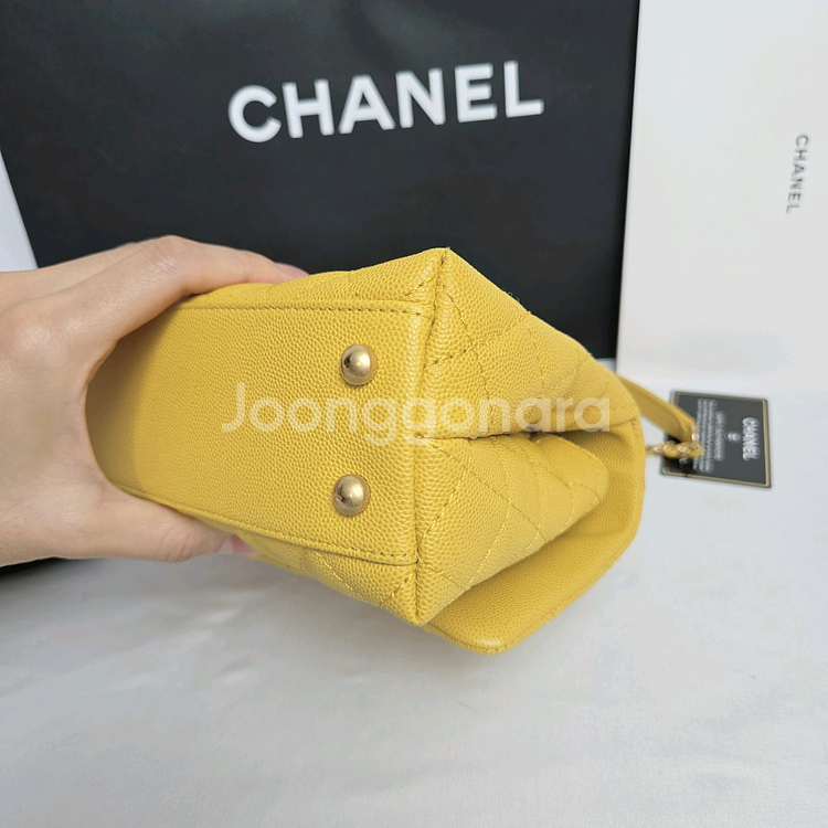 샤넬 코코핸들 스몰 캐비어--3