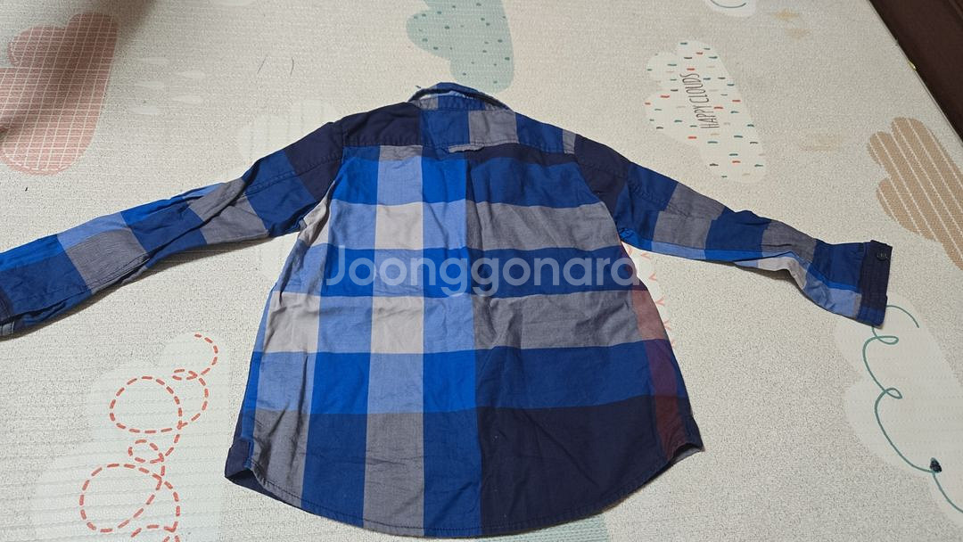 남아 체크 셔츠 2T--4