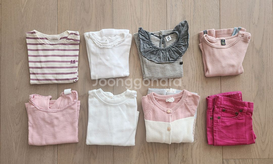 18~24M 여아 밍크뮤티셔츠, 폴로 바지 등--0