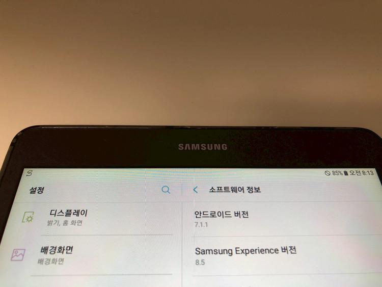 갤럭시 탭A S Pen LTE 그레이 기기(12398) 이미지