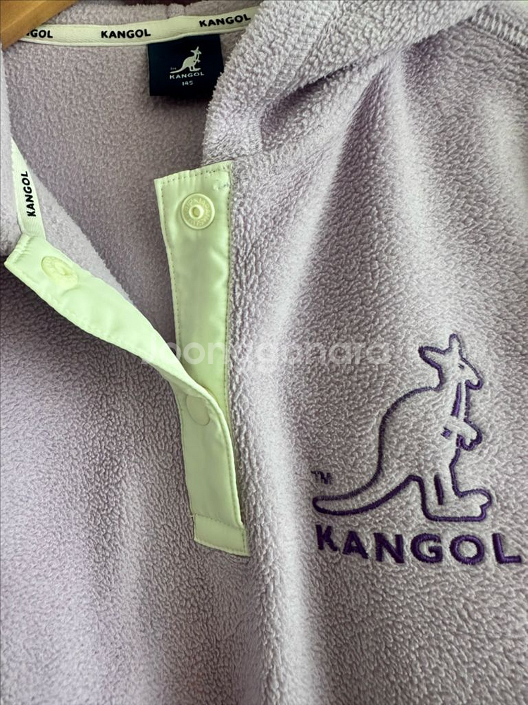 캉골 여아 후드원피스/ 뽀글이 자켓/2벌함께--0