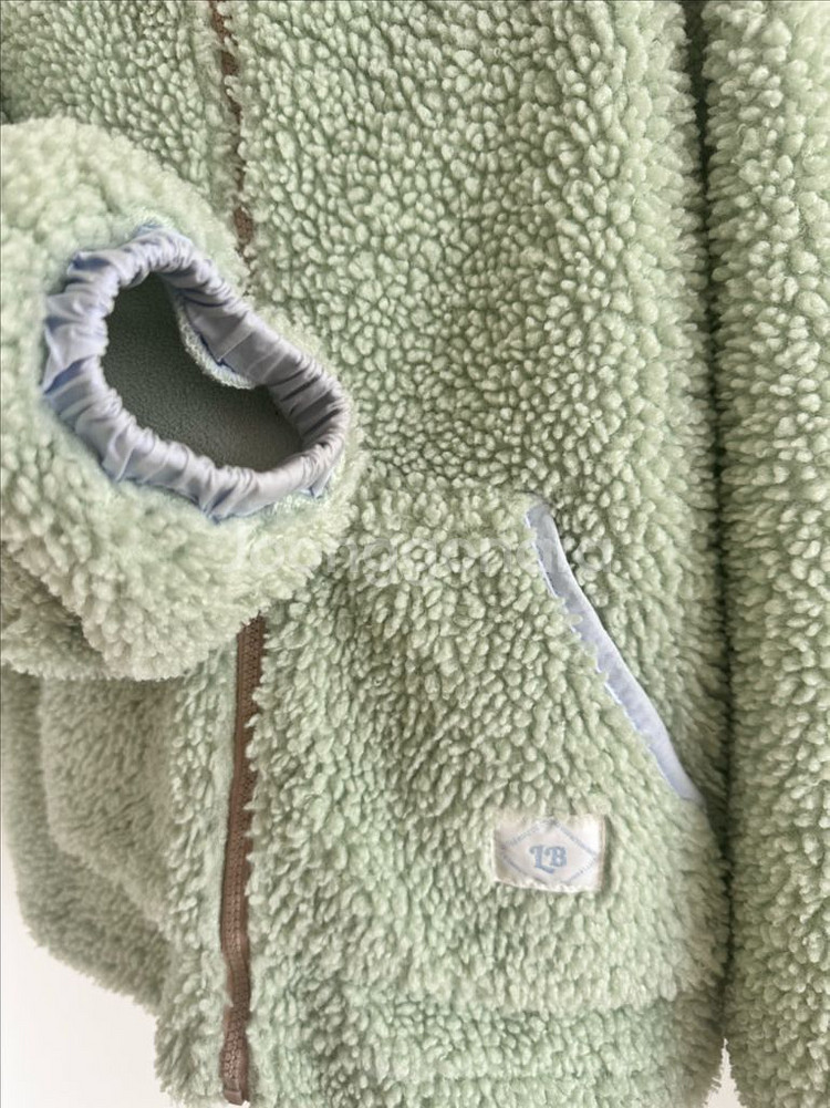 캉골 여아 후드원피스/ 뽀글이 자켓/2벌함께--5