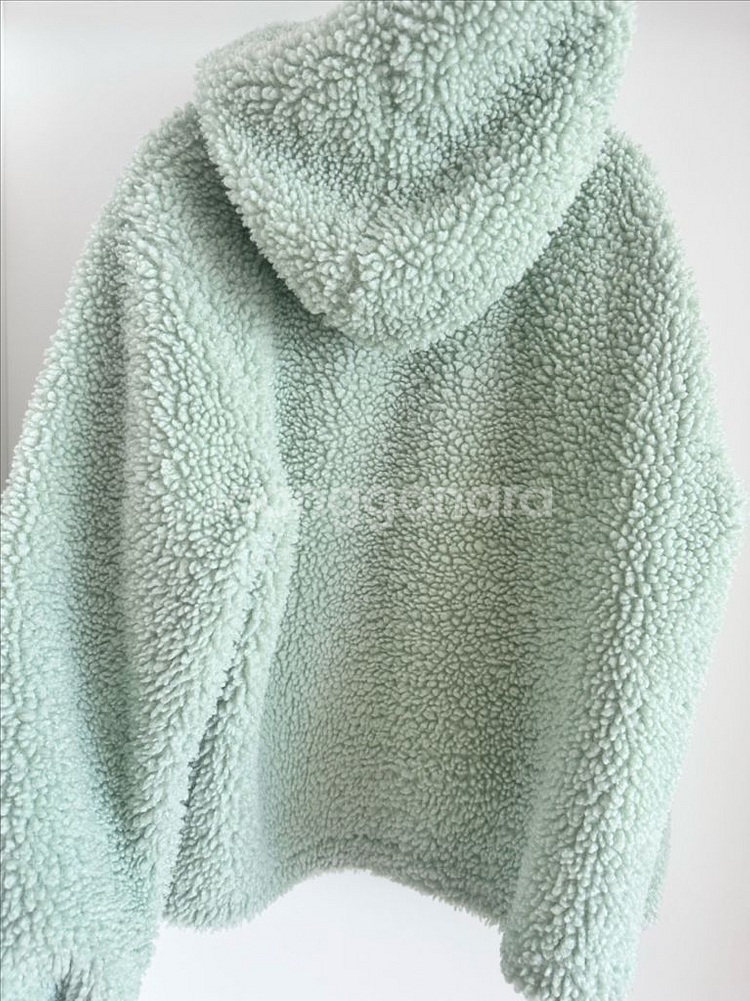 캉골 여아 후드원피스/ 뽀글이 자켓/2벌함께--6