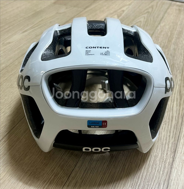POC 헬멧 화이트 색상 L 사이즈 판매합니다--6