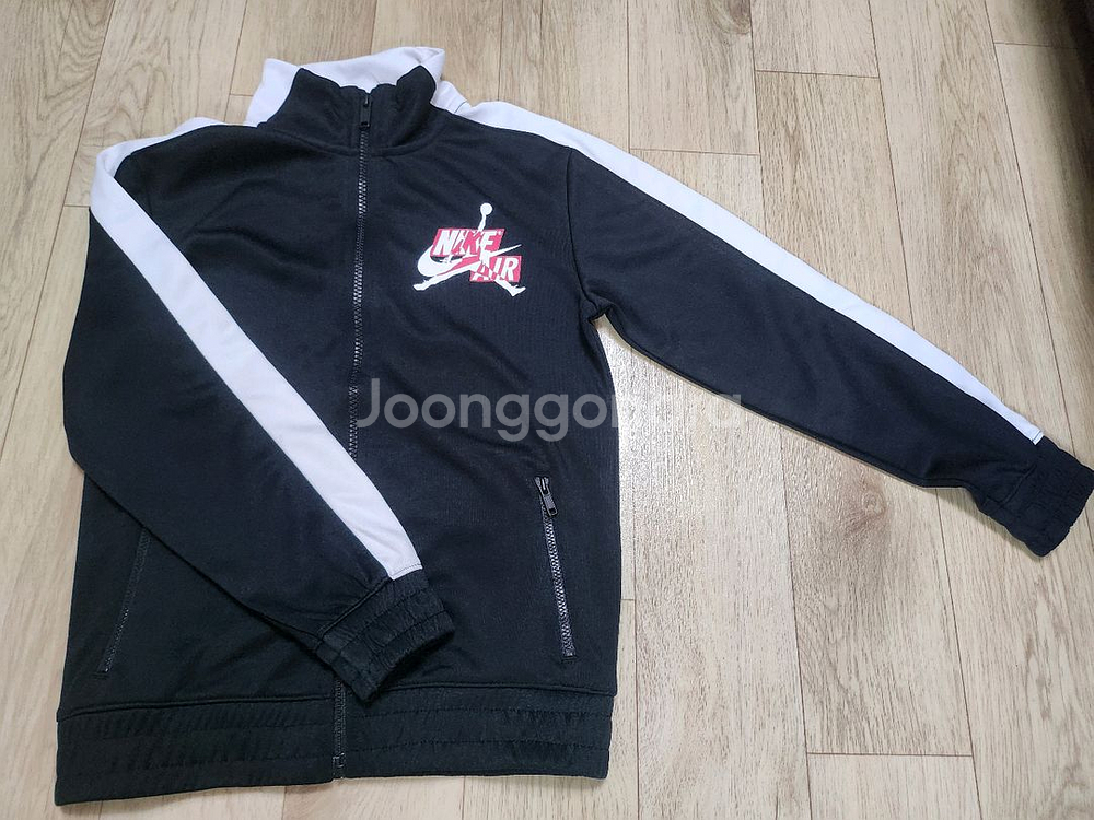 나이키 키즈 트레이닝 집업 S 블랙--1