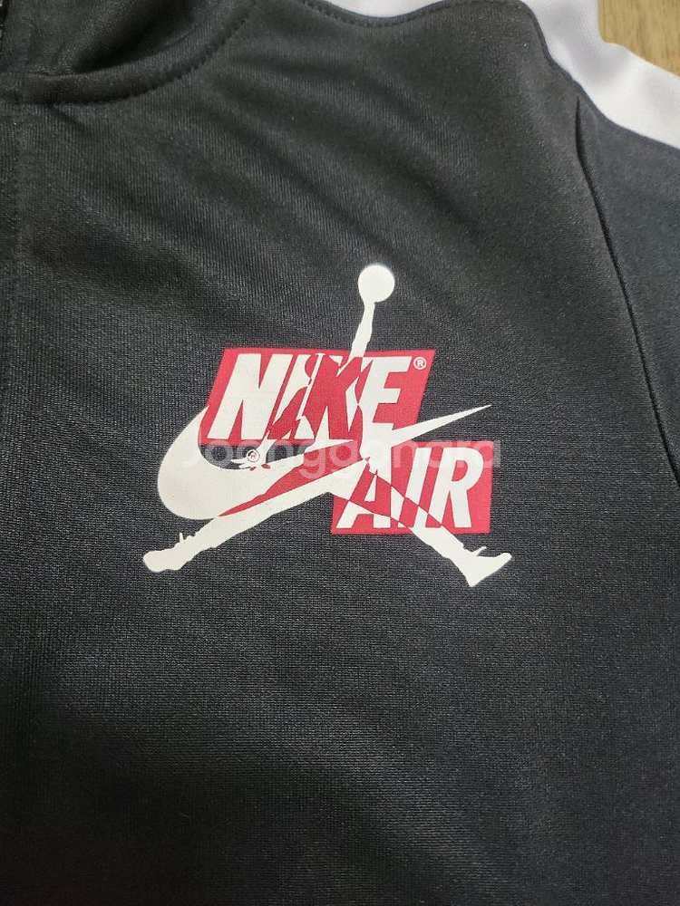 나이키 키즈 트레이닝 집업 S 블랙--2