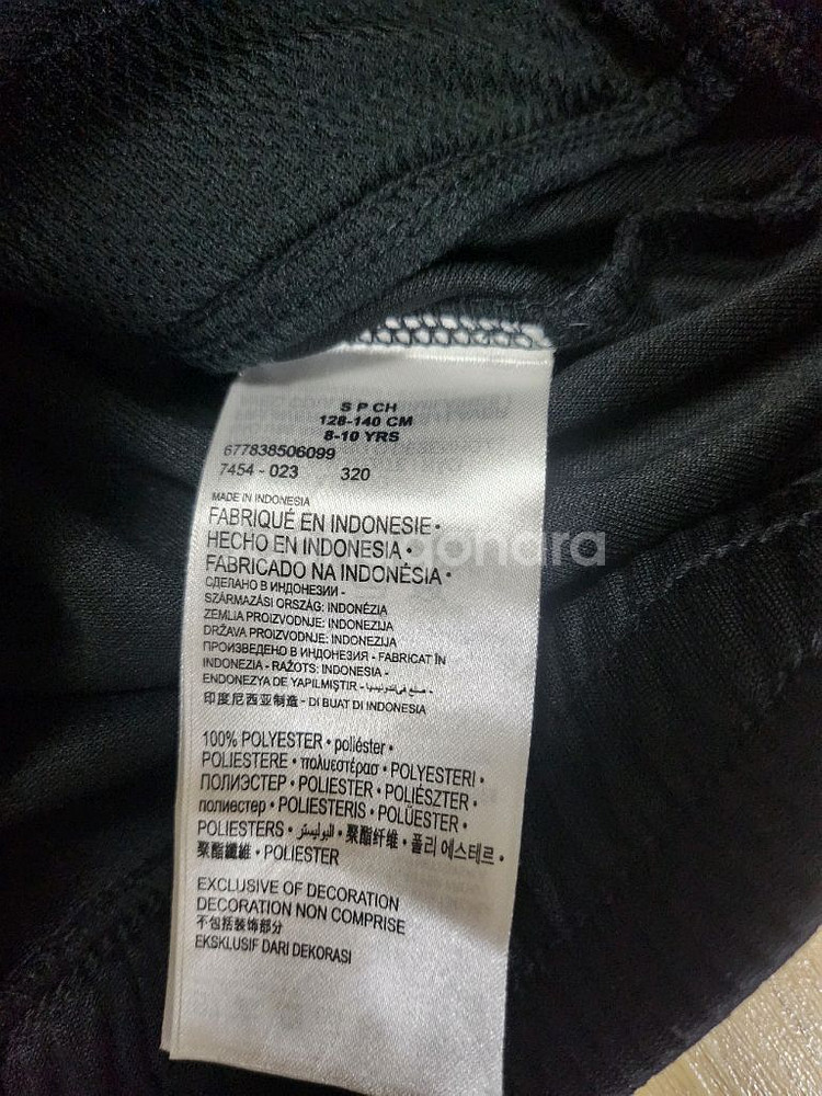 나이키 키즈 트레이닝 집업 S 블랙--5