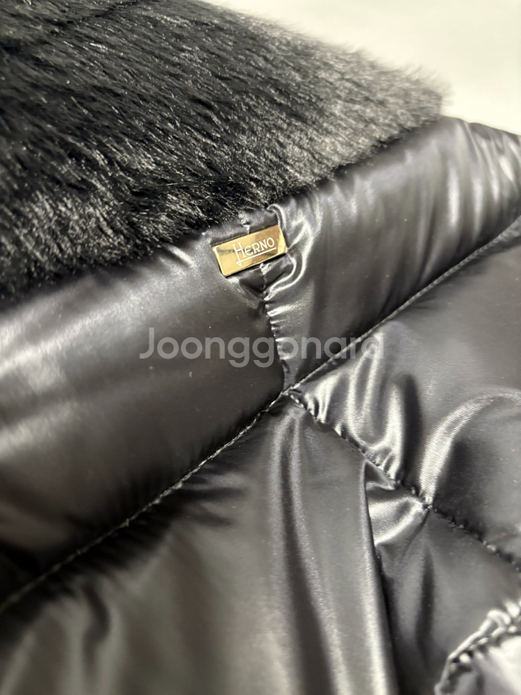 에르노 구스 패딩 블랙 36사이즈--4