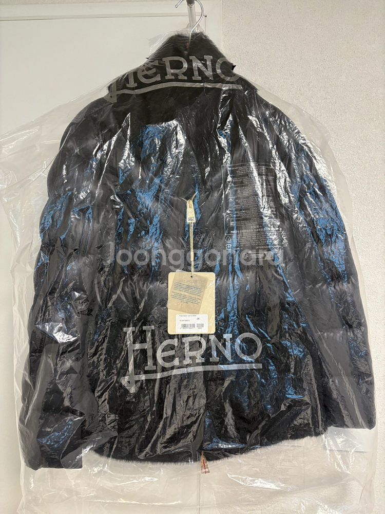 에르노 구스 패딩 블랙 36사이즈--6