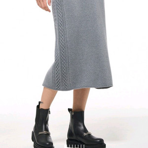 타임 캐시미어 케이블스커트 (랑방,마인,타임,더캐시미어