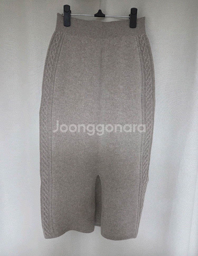 타임 캐시미어 케이블스커트 (랑방,마인,타임,더캐시미어--2