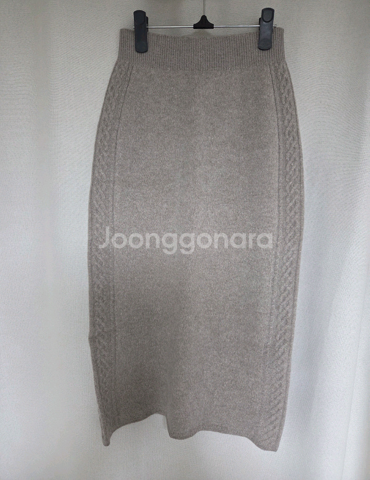 타임 캐시미어 케이블스커트 (랑방,마인,타임,더캐시미어--1