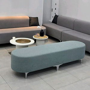 수제 패브릭 소파 & 벤치형 스툴 세트(상태아주좋음)