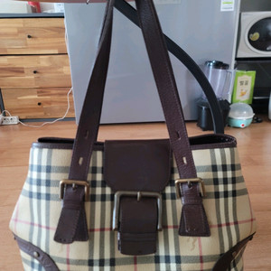 정품) 버버리 빅버클 노바체크 백. 가방 !!