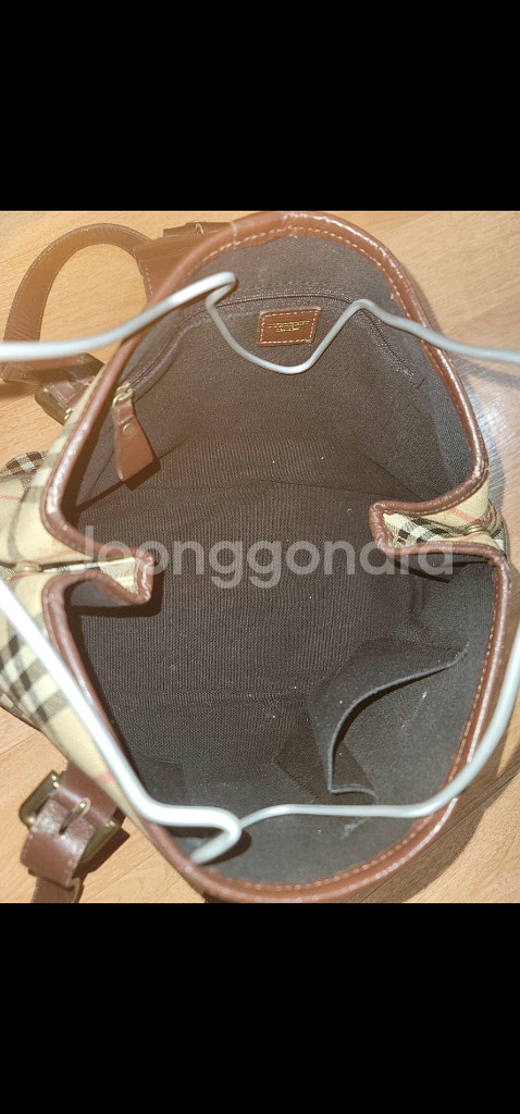 정품) 버버리 빅버클 노바체크 백. 가방 !!--5