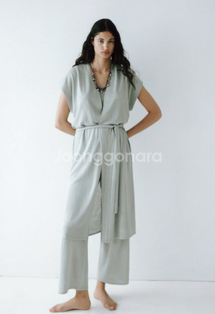 ZARA 자라 니트 롱베스트 새상품 판매--0