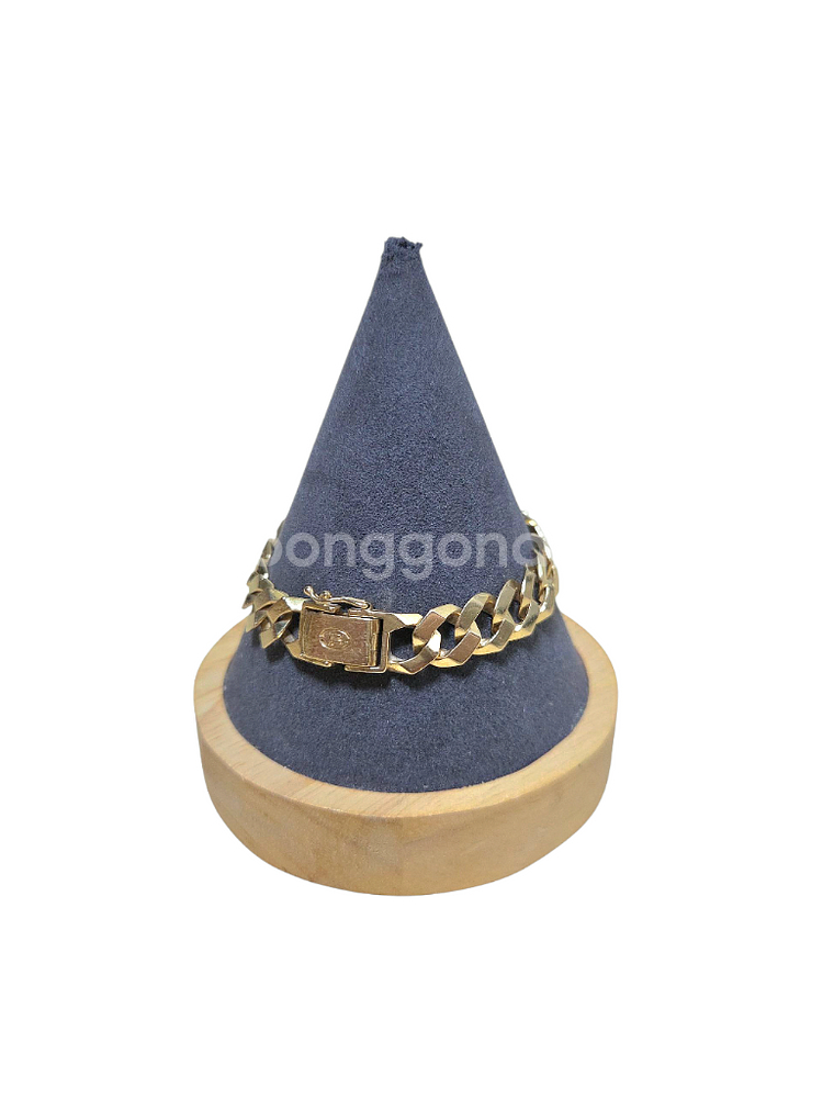 18k체인팔찌,남성팔찌,여성팔찌,팔각체인팔찌,할로우팔찌--1