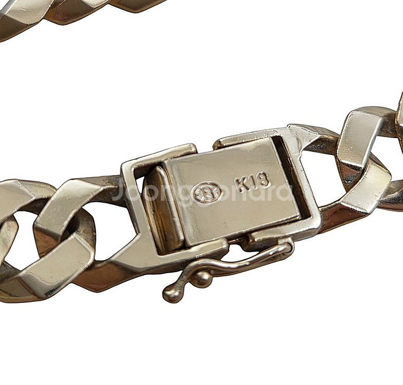 18k체인팔찌,남성팔찌,여성팔찌,팔각체인팔찌,할로우팔찌--2