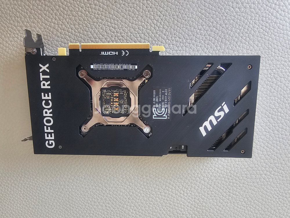 그래픽카드 MSI 지포스 RTX 4070 Super VENTUS 2X OC--3