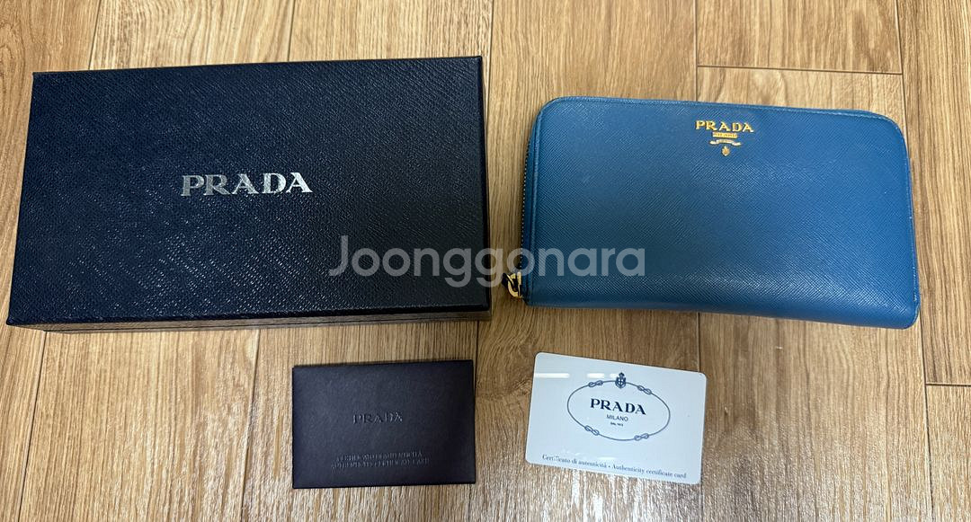 프라다 사피아노 장지갑 판매--0