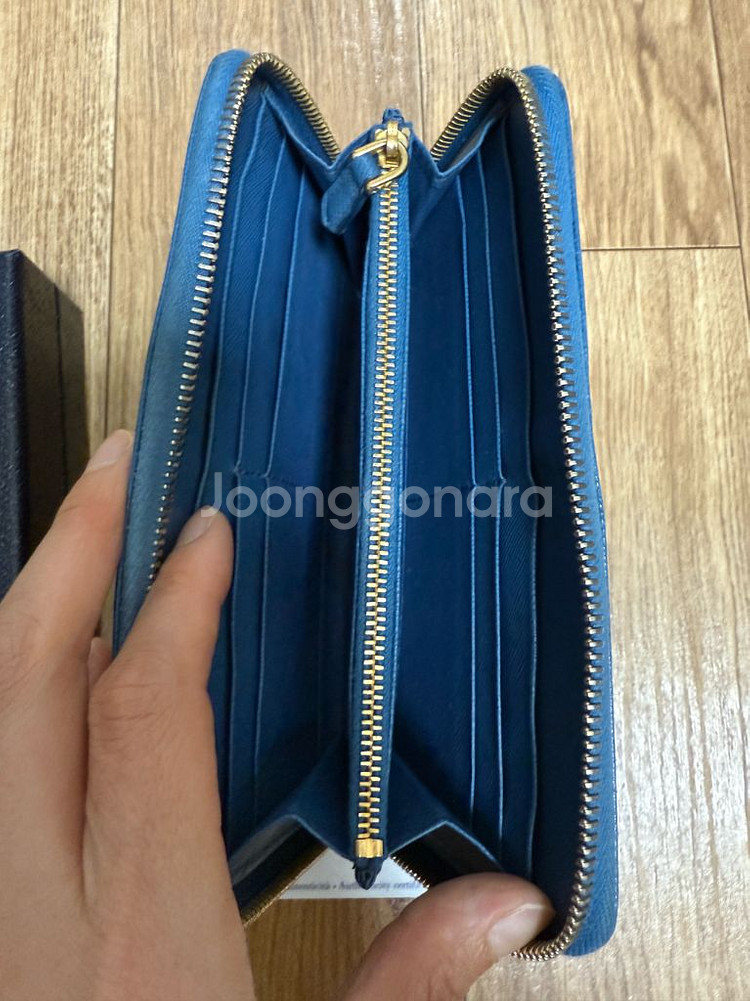 프라다 사피아노 장지갑 판매--4