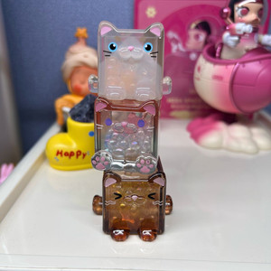 일괄 정품 square.cat 고양이 피규어 소리남