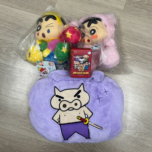 짱구 인형 피규어 담요 등 굿즈세트