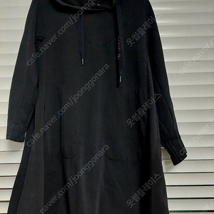 한섬 sjsj 두툼 겨울 원피스 후드 주머니 셔림 ㅇ