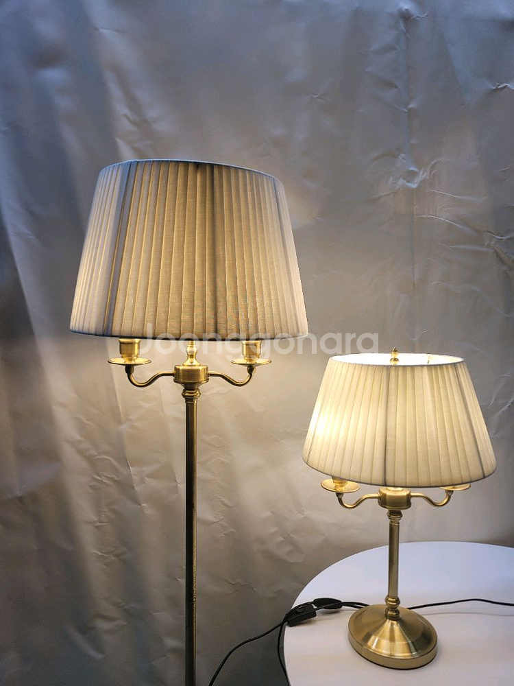 한샘 뉴 엘리시아 테이블램프 플로어램프--1