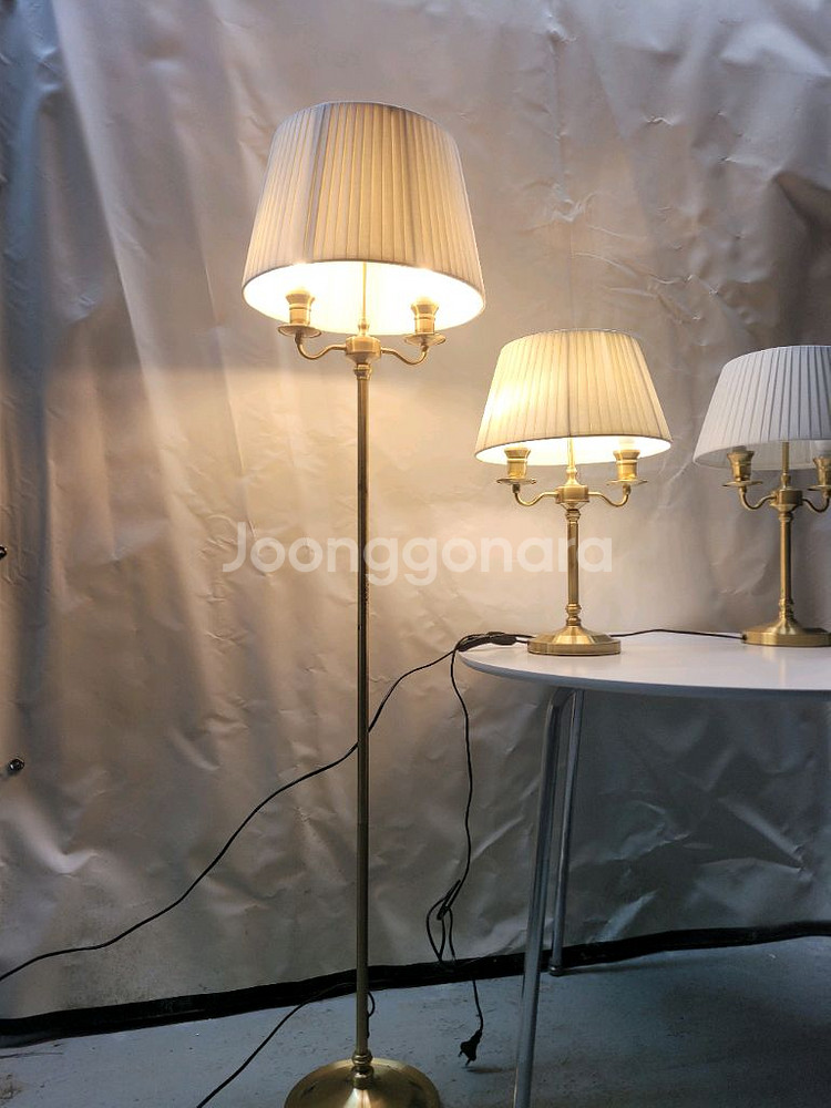 한샘 뉴 엘리시아 테이블램프 플로어램프--2