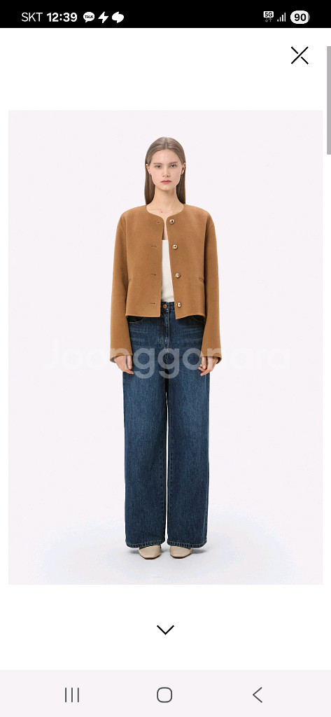 한섬25클럽모나코캐시미어블렌자켓상설--4