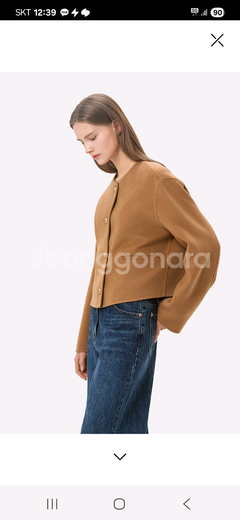 한섬25클럽모나코캐시미어블렌자켓상설--3