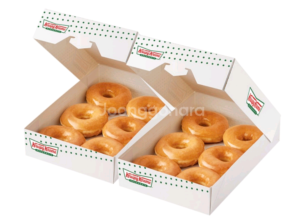 크리스피크림도넛 21,600 하프더즌2개세트--0