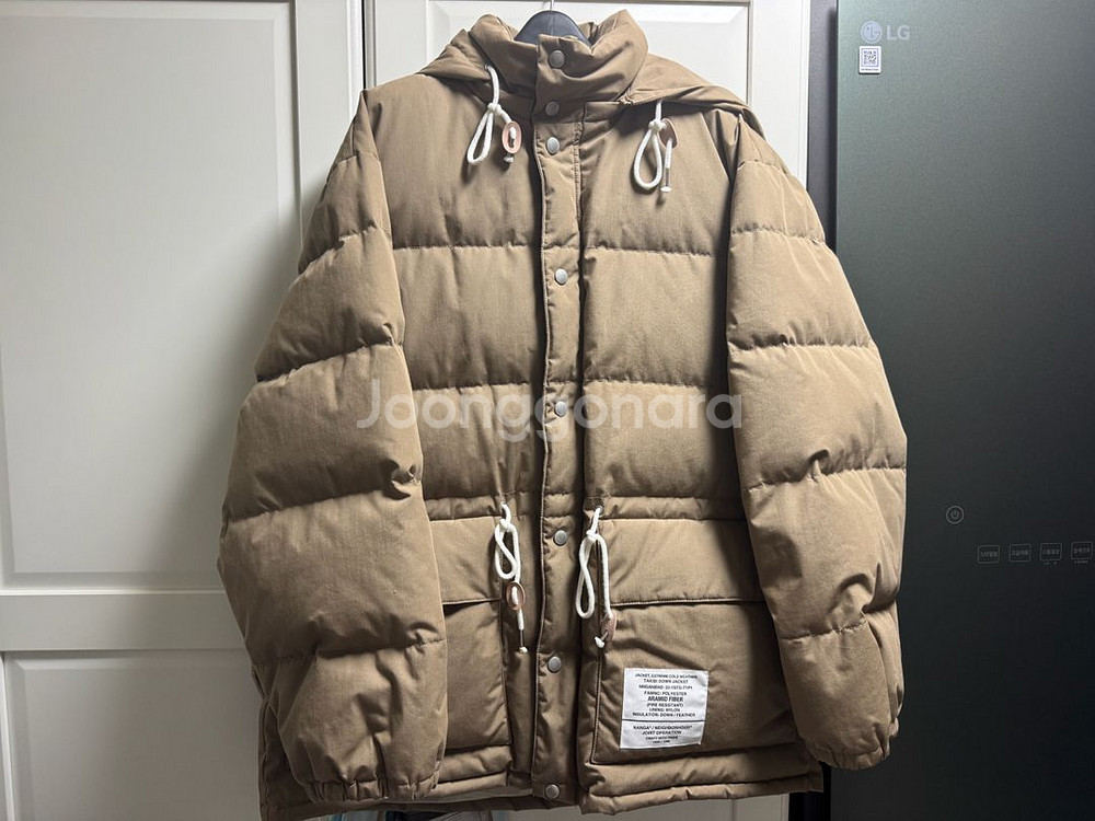 네이버후드x난가 타키비 다운 자켓 L 사이즈--0
